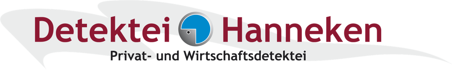 Logo mit dem Schriftzug Detektei Hanneken und Untertitel Privat- und Wirtschaftsdetektei